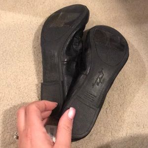 Black ballet flats NWT